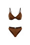 Kontrast biyeli bikini seti - 3