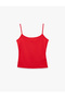 Slim fit tank top with rope straps - 5