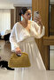 Laced V-Neck Dress - 3