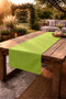 Pistachio Green, Duck Linen Decorative Runner 40 X 140 cm