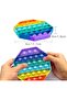 Fidget Sensory Toy Pack of 2 Push Pop Bubble Fidget Toys for Autistic Children Stress Relief - 2