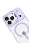 Ilkeshop iPhone 17 Pro Cover with Remim Lens and Magsafe Stand (140552) - Lilac - 3