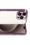 Ilkeshop New iPhone 15 Pro Max Lens Silicone Case (142842) - Purple - 2
