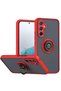 Ilkeshop New Galaxy S25 Fe Montreal Ringed Silicone Cover (170710) - Red