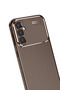 Ilkeshop New Galaxy S24 Fe Case Auto Focus Carbon Cover (173226) - Brown - 3