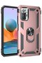 ILKESHOP غطاء حماية جديد من السيليكون لهاتف Redmi Note 10 Pro مع حلقة صوفيا (185934) - وردي