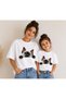 Mother Child Oversize T-Shirt Combination Twin T-Shirt 100% Cotton Comfortable Fit (Sold as a Single Item)