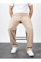 Men's Ribbed Comfortable Cut Summer Baggy Trousers - 4