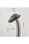 Bathroom Sink Faucet Matte Gold Color New Love Heart Model 7 Years Warranty Imported - 7