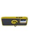 Ilkeshop New Redmi 12C Case Montreal Silicone Cover with Ring (212252) - Yellow - 3