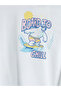 Original Oval Collar Printed Boy's T-Shirt - 6
