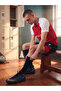 Nevavm Regular Fit Liverpool Printed Men's Sports Shorts with Difference