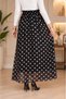 Women's Elastic Waist Polka Dot Summer Chiffon Tulle Skirt Sb0035 - 3