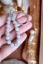 Matte Agate Stone Keychain Natural Rosary Model Natural Stone Steel Material Genuine Real Natural Stone - 2