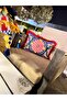 Positano Rectangular Throw Pillow Cover - Red Fringed - 4