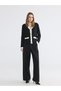 Alita City Farkıyla Lcw Everyday Black Knitwear Plain Short Women's Cardigan - 2