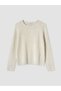 Lcw Everyday Beige Crew Neck Women's Knitwear Sweater - 5