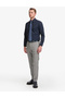 Navy Blue Slim Fit Dobby Long Sleeve Shirt 50325354-Vr033 - 4