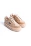 Prag Lace-Up Orthopedic Sole Patterned Women's Sneaker Sports Shoes Ctt - Skin - 4