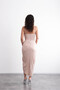Strappy Collar, Sparkling, Brooch Detailed, Slit, Stylish Evening Dress - 2