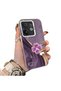 Vivo V60 5g Compatible Silicone Edge Hard Back Anti-Fall Phone Case Luck Clover Patterned