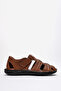 Men's Closed Toe Sandals Real Leather Dc 1202 Taba