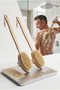 Long Handled Natural Horsehair Anti-Cellulite Body Brush Exfoliating Massage Tool Cellulite Brush 723198 - 6
