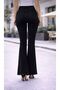 Milano Women's Black High-Waisted Lycra Spanish Flare Jeans - 2