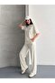 P0L White Short Sleeve Modal Tracksuit Set - 2