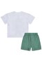 Teddy Bear Printed 6-18 Months Set - White - 4