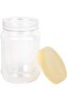 DC3317 Round Pet Jar Set, 500 ml Capacity, Transparent - 6