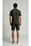 Ottoman Fabric Polo Ottoman Fabric Pants Set - Comfortable Cut Summer Set - 3