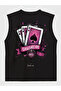Men's oversized crew neck sleeveless t-shirt - longline