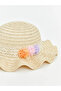 Lcw Baby Beige Baby Girl Straw Hat - 3