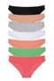 Glb-Stl41414 7 Pieces Super Eco Set Lycra Women's Slip Panties Set 4