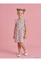 Pink Hello Kitty Printed Girls' Combed Cotton Dress
