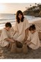Organic 100% Cotton Muslin Hooded Beach Kids Baby Poncho Bathrobe Bath Towel for Ages 9 and Adults - 7