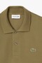 Men's Classic Fit Polo T-Shirt Men's Polo Collar T-Shirt Khaki - 4