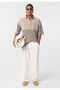 Washable oversize polo collar t-shirt - 4