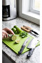 Premium 6-Piece Kitchen Cutlery Set with Compact Cutting Board Backing - 2