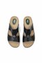 2713 Orthopedic Sole Comfortable Fit Black Women's Slippers - Light Comfortable Gel Sole Anatomical Slippers - 3