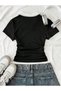 Soul Polo Collar Embroidered Gathered Blouse - 5