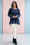 Authentic Knitwear 100% Cotton, Vintage Washed, Long Sleeves, Side Lacing, Loose Blouse Sweater - 3