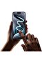واقي شاشة زجاجي كامل التغطية بإطار أسود متوافق مع iPhone 14 Pro Max/15 Plus/16 Plus مع جهاز تطبيق سهل الاستخدام - 7
