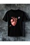 Heart Arrow Printed Oversize T-Shirt