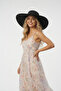 Summer Wide Brim Black Fedora Women's Hat |   Model Suitable for Beach and Daily Use - 4