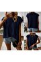 Knitwear Sleeveless Seasonal T-Shirt - 2