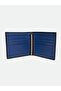 The Helm Signature Leather Gift Set – Belt & Wallet · Black/Black with Blue Accent - 4