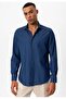 Long Sleeve Men's Denim Shirt - 2