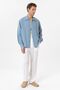 Linen blend relaxed fit men's shirt - 4
